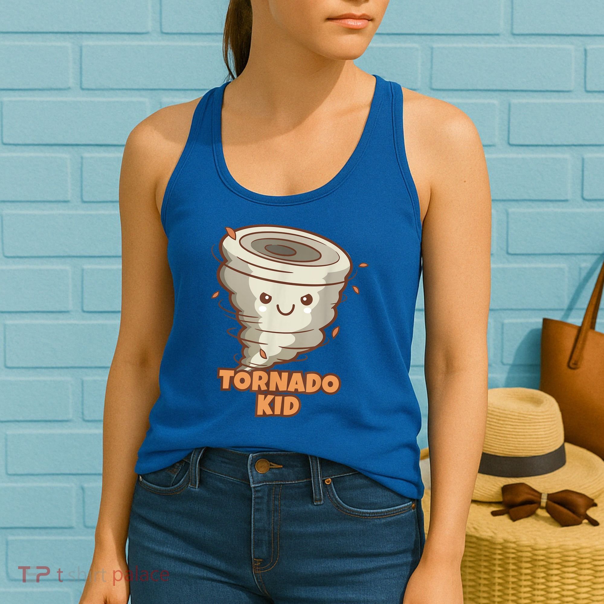 Cute Funny Tornado Kids Active Toddlers Boys Girls Cute Gift Cute Gift Women's Tank Top