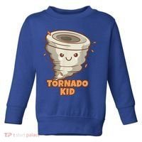 Cute Funny Tornado Kids Active Toddlers Boys Girls Cute Gift Cute Gift Toddler Sweatshirt thumb 0