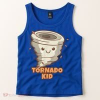 Cute Funny Tornado Kids Active Toddlers Boys Girls Cute Gift Cute Gift Tank Top thumb 2