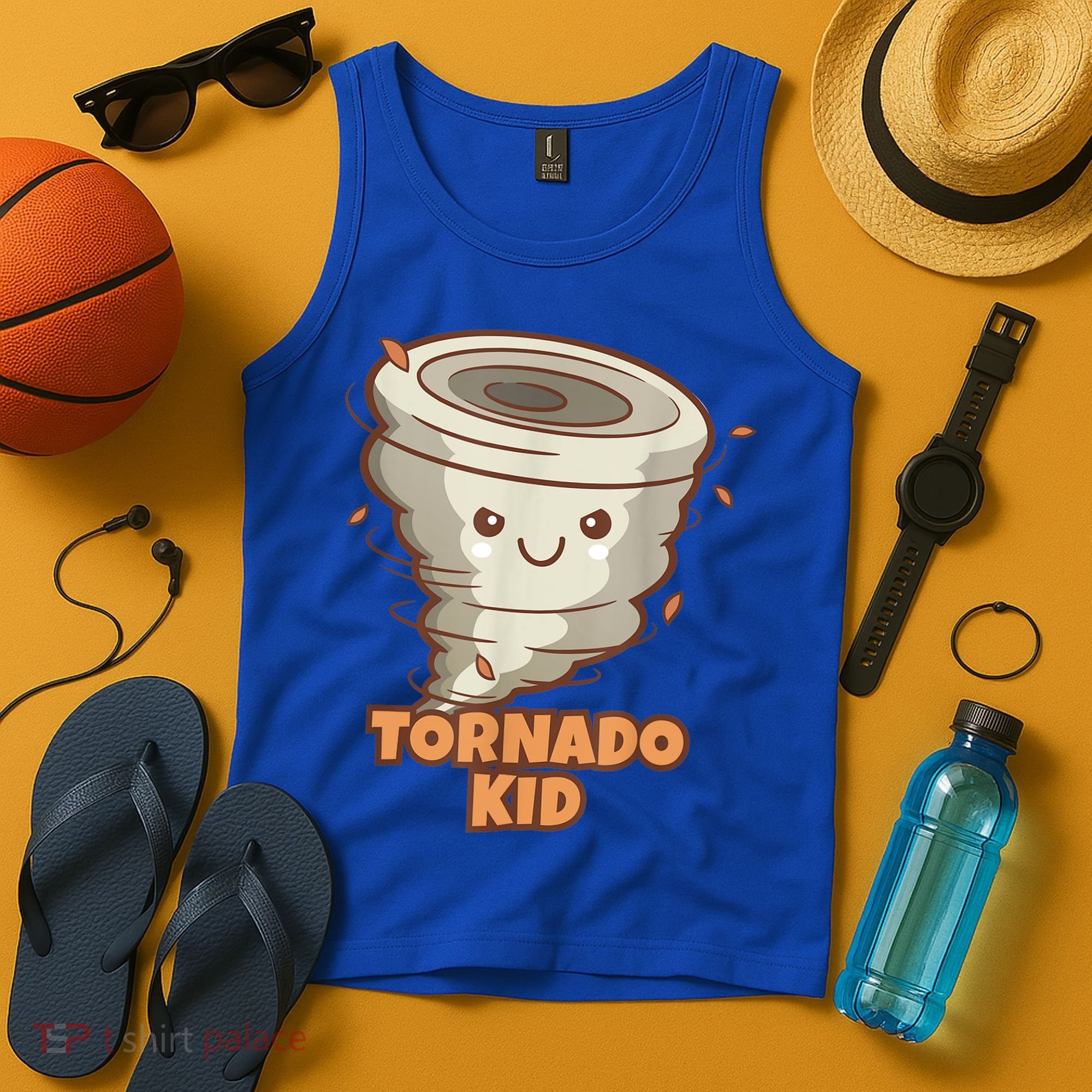 Cute Funny Tornado Kids Active Toddlers Boys Girls Cute Gift Cute Gift Tank Top