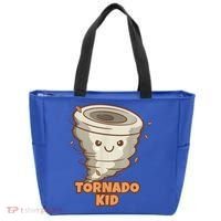 Cute Funny Tornado Kids Active Toddlers Boys Girls Cute Gift Cute Gift Tote Bag thumb 0