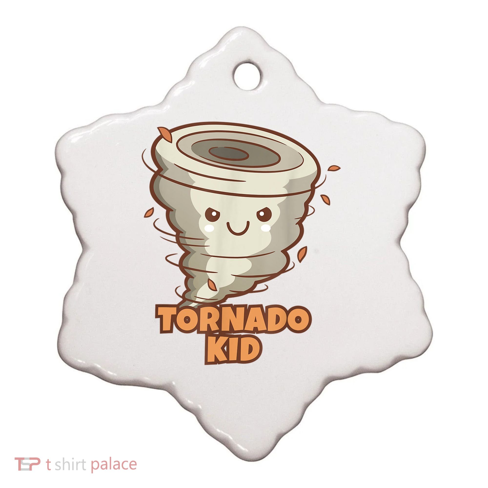 Cute Funny Tornado Kids Active Toddlers Boys Girls Cute Gift Cute Gift Ceramic Ornament