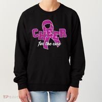 Cheer For The Cure Breast Cancer Awareness Ribbon Women's Sweatshirt thumb 0