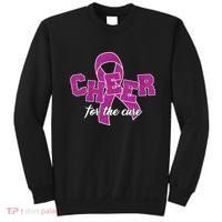 Cheer For The Cure Breast Cancer Awareness Ribbon Sweatshirt thumb 0