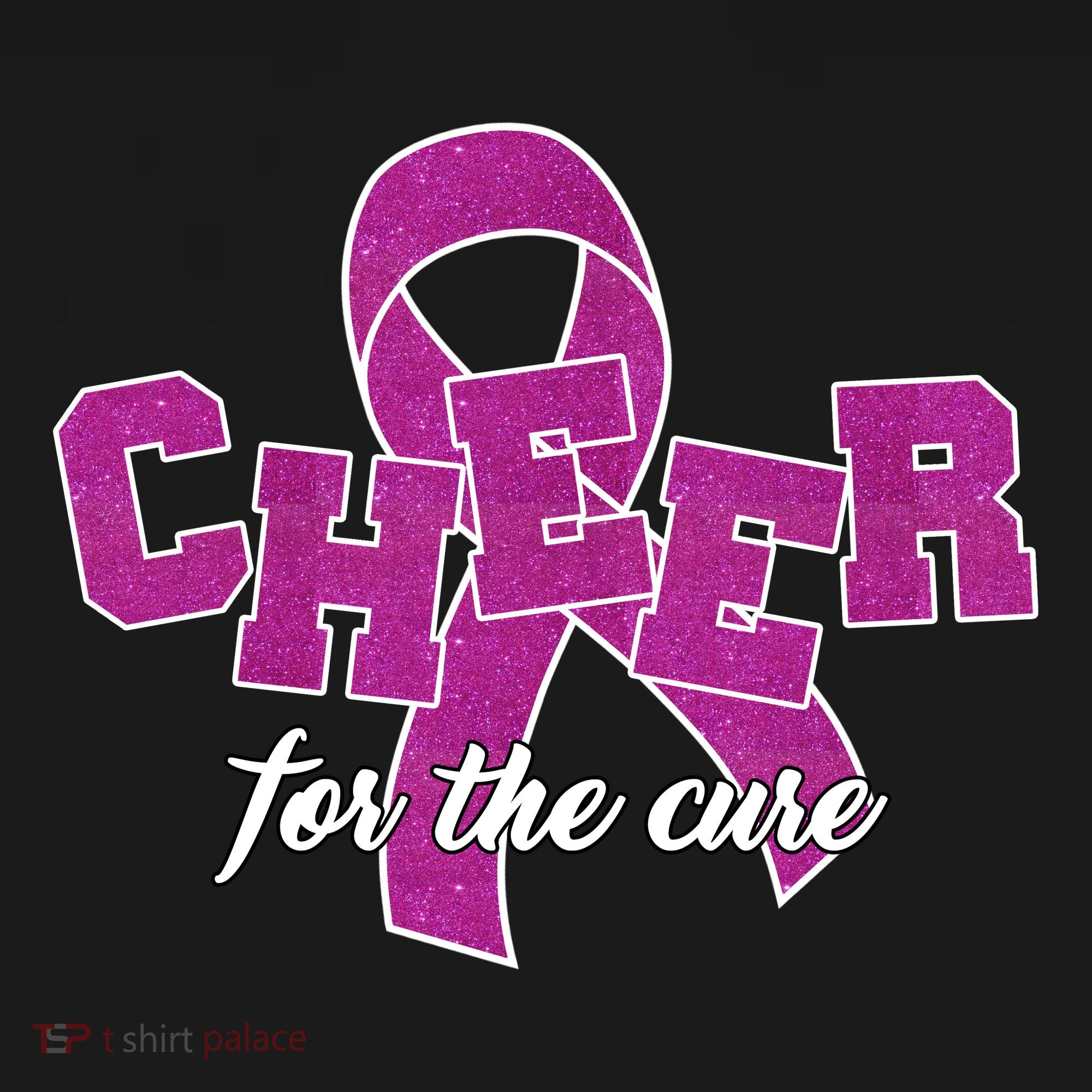 Cheer For The Cure Breast Cancer Awareness Ribbon Sweatshirt