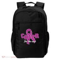 Cheer For The Cure Breast Cancer Awareness Ribbon Backpack thumb 0