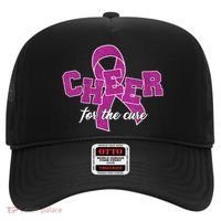Cheer For The Cure Breast Cancer Awareness Ribbon Hat thumb 0