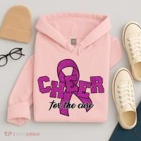 Cheer For The Cure Breast Cancer Awareness Ribbon Hoodie thumb 4
