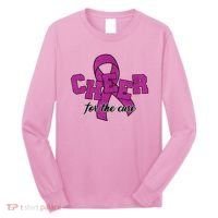 Cheer For The Cure Breast Cancer Awareness Ribbon Long Sleeve Shirt thumb 0