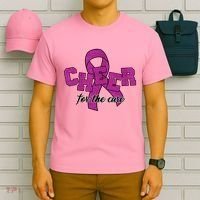 Cheer For The Cure Breast Cancer Awareness Ribbon T-Shirt thumb 6