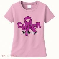Cheer For The Cure Breast Cancer Awareness Ribbon Women's T-Shirt thumb 0
