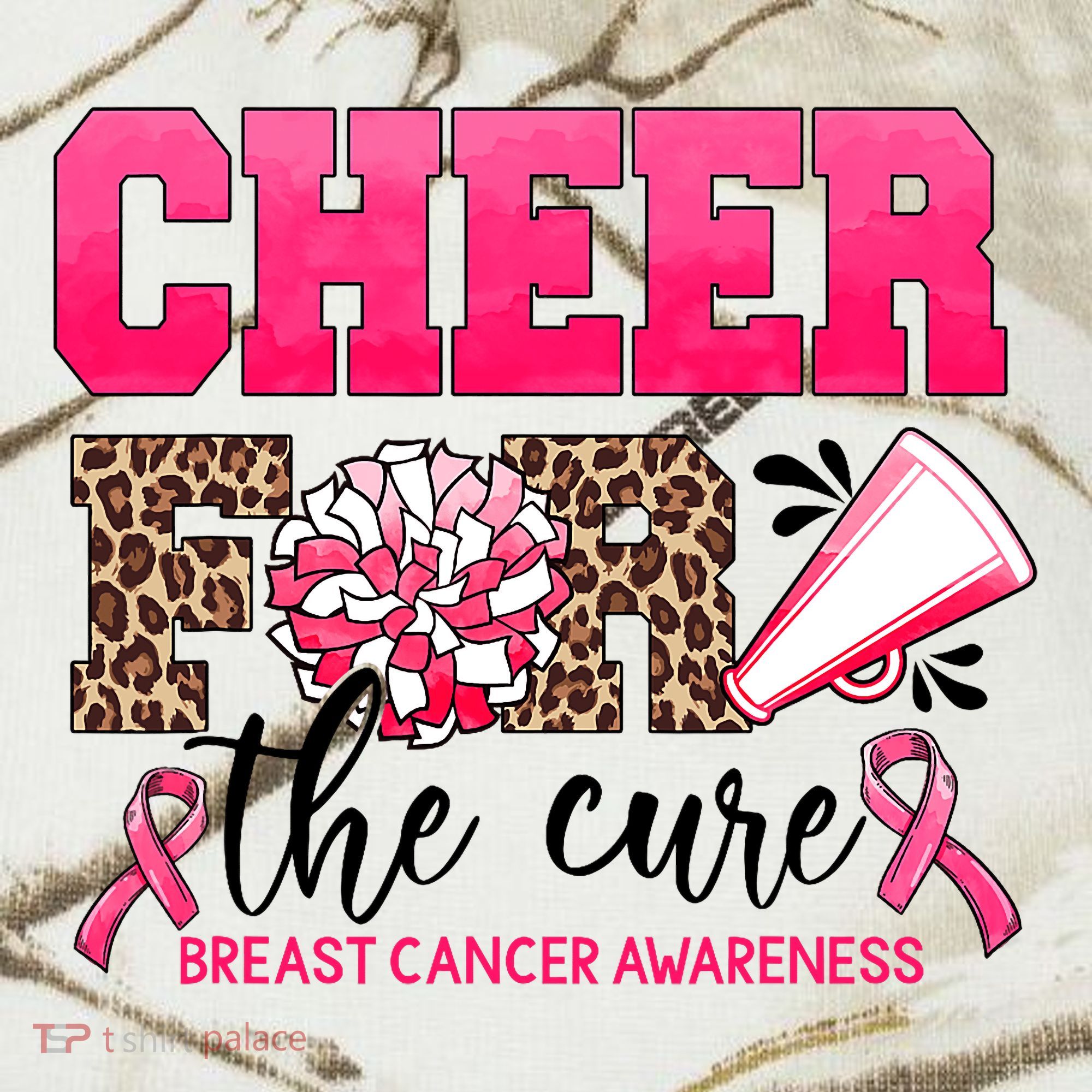 Cheer For The Cure Cheerleader Pink Ribbon Breast Cancer Kati Licensed 12" Camo Cuffed Beanie