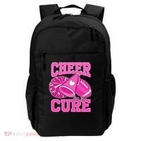 Cheer For The Cure Breast Cancer Awareness Cheerleader Backpack thumb 0
