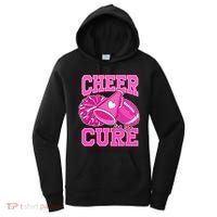 Cheer For The Cure Breast Cancer Awareness Cheerleader Women's Hoodie thumb 0