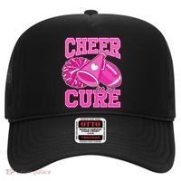 Cheer For The Cure Breast Cancer Awareness Cheerleader Hat thumb 0