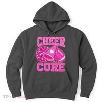 Cheer For The Cure Breast Cancer Awareness Cheerleader Hoodie thumb 0