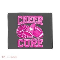 Cheer For The Cure Breast Cancer Awareness Cheerleader Mousepad thumb 0