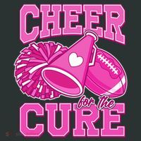 Cheer For The Cure Breast Cancer Awareness Cheerleader Mousepad thumb 1