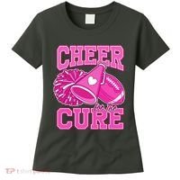 Cheer For The Cure Breast Cancer Awareness Cheerleader Women's T-Shirt thumb 0