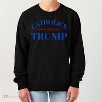Catholics For Trump Usa Election Women's Sweatshirt thumb 0
