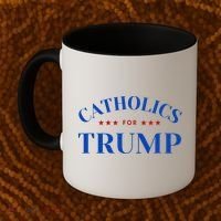 Catholics For Trump Usa Election Coffee Mug thumb 2
