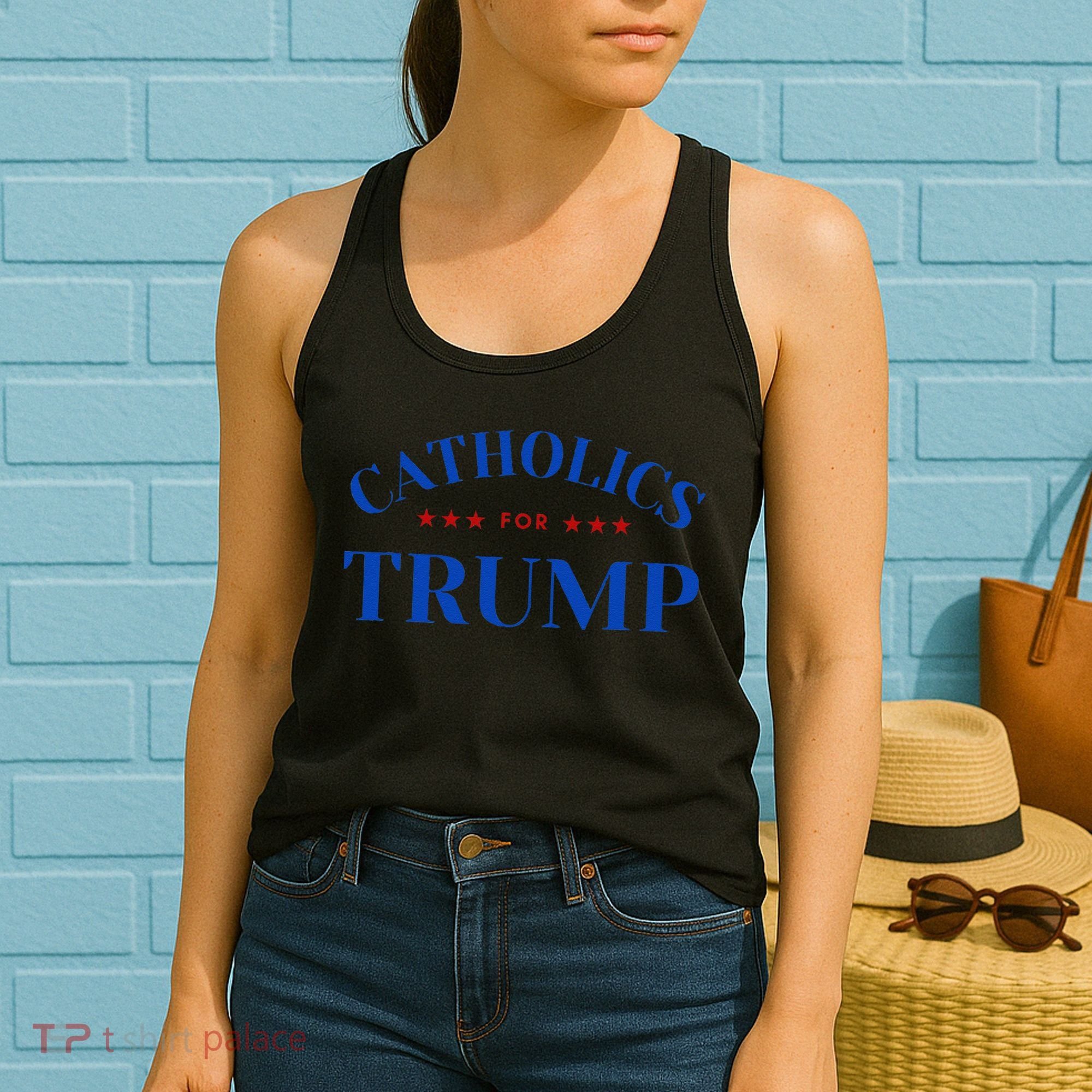 Catholics For Trump Usa Election Women's Tank Top