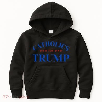 Catholics For Trump Usa Election Kids Hoodie