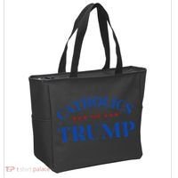 Catholics For Trump Usa Election Tote Bag thumb 2