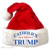Catholics For Trump Usa Election Santa Hat thumb 0