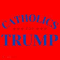 Catholics For Trump Usa Election Santa Hat thumb 1