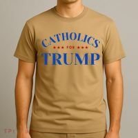 Catholics For Trump Usa Election T-Shirt thumb 3
