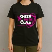 Cheer For The Cure Breast Cancer Awareness T-Shirt thumb 4