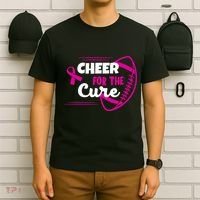 Cheer For The Cure Breast Cancer Awareness T-Shirt thumb 6