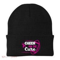 Cheer For The Cure Breast Cancer Awareness Beanie thumb 0