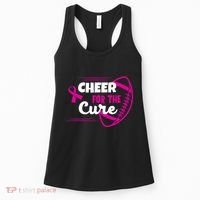 Cheer For The Cure Breast Cancer Awareness Women's Tank Top thumb 0