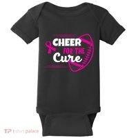 Cheer For The Cure Breast Cancer Awareness Baby Bodysuit thumb 0