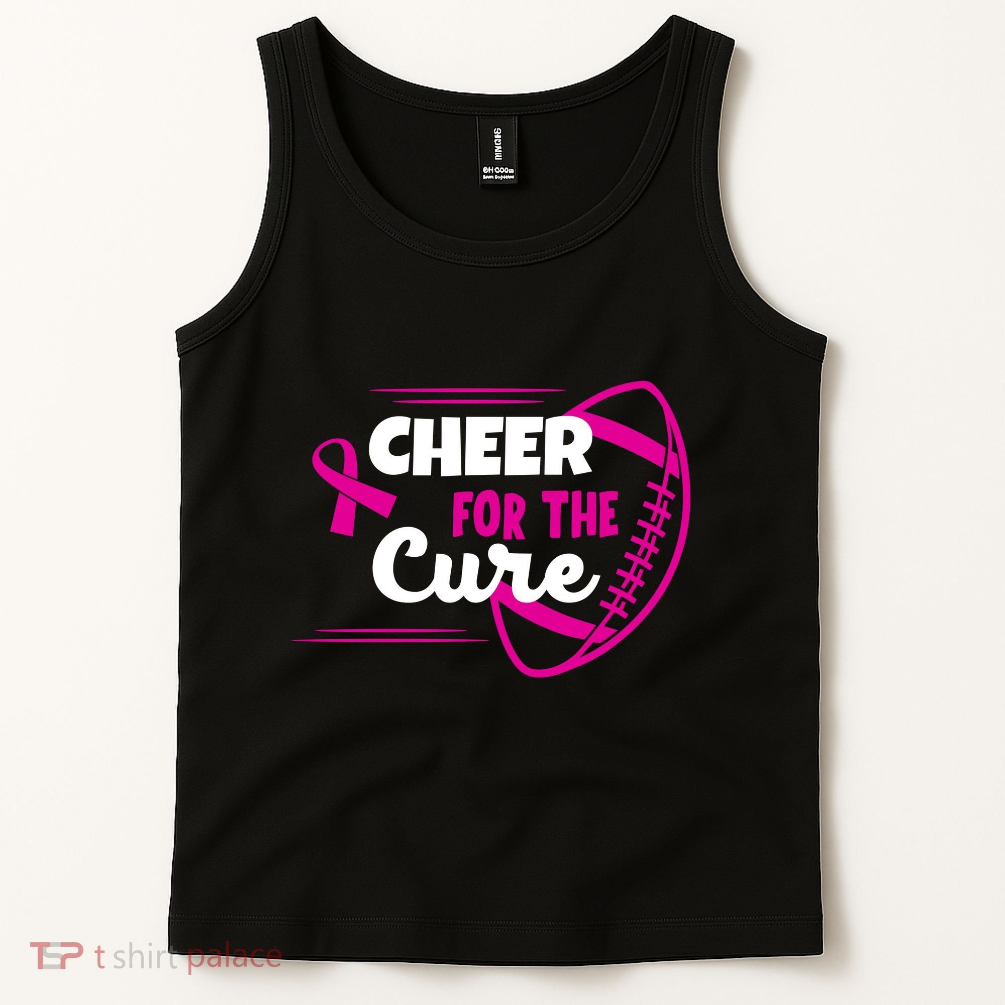 Cheer For The Cure Breast Cancer Awareness Tank Top