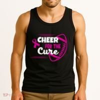 Cheer For The Cure Breast Cancer Awareness Tank Top thumb 3