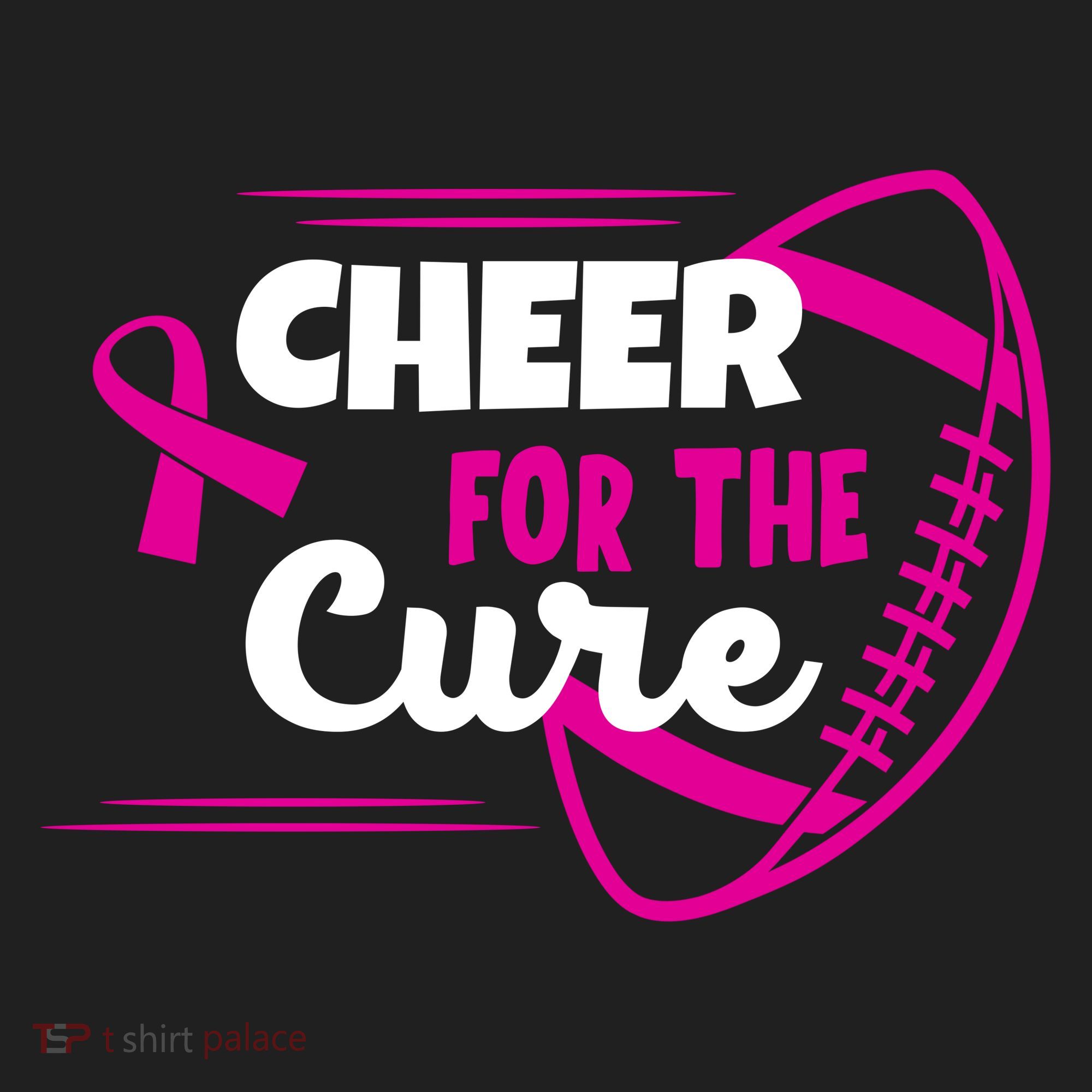 Cheer For The Cure Breast Cancer Awareness Golf Towel