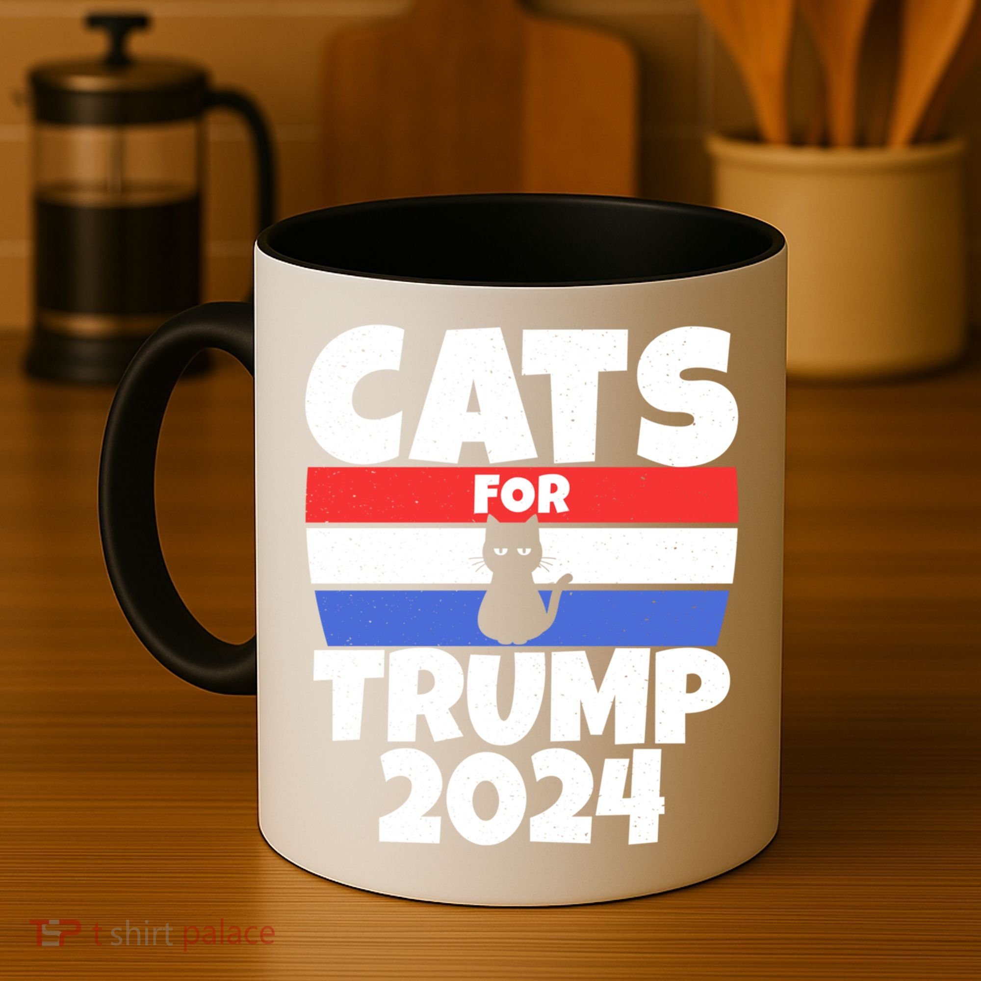 Cats For Trump 2024 Cat Owner Republican Cool Gift Coffee Mug