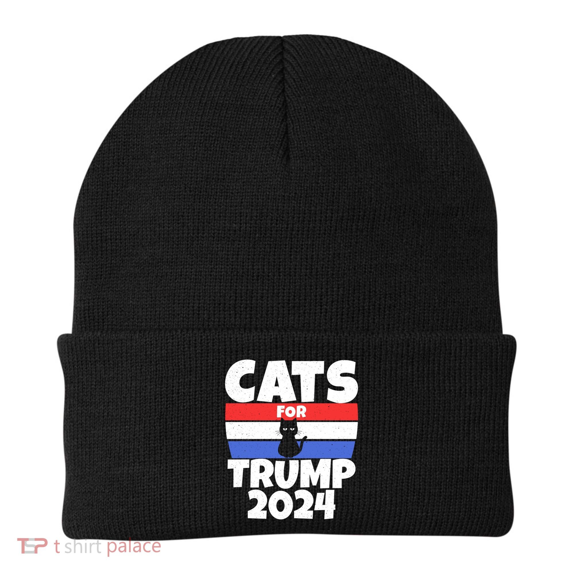Cats For Trump 2024 Cat Owner Republican Cool Gift Beanie