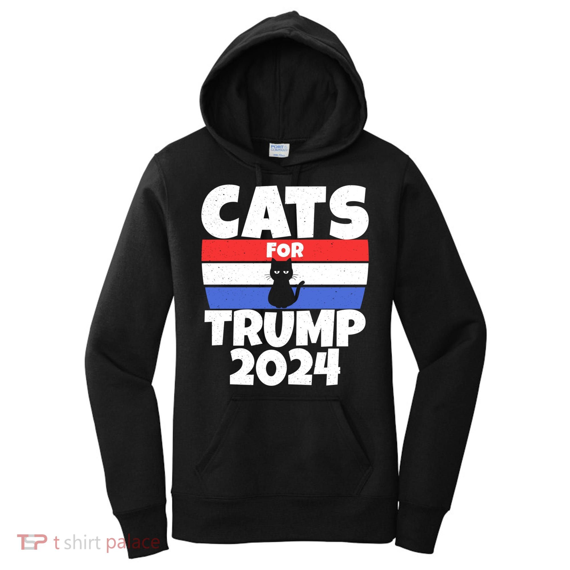 Cats For Trump 2024 Cat Owner Republican Cool Gift Women's Hoodie