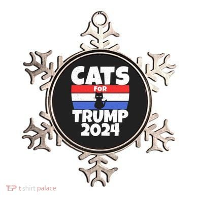 Cats For Trump 2024 Cat Owner Republican Cool Gift Ornament