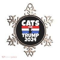 Cats For Trump 2024 Cat Owner Republican Cool Gift Ornament thumb 0