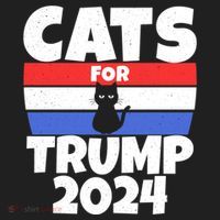 Cats For Trump 2024 Cat Owner Republican Cool Gift Golf Towel thumb 3