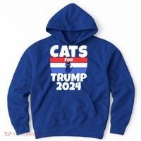 Cats For Trump 2024 Cat Owner Republican Cool Gift Hoodie thumb 0