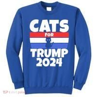 Cats For Trump 2024 Cat Owner Republican Cool Gift Sweatshirt thumb 0