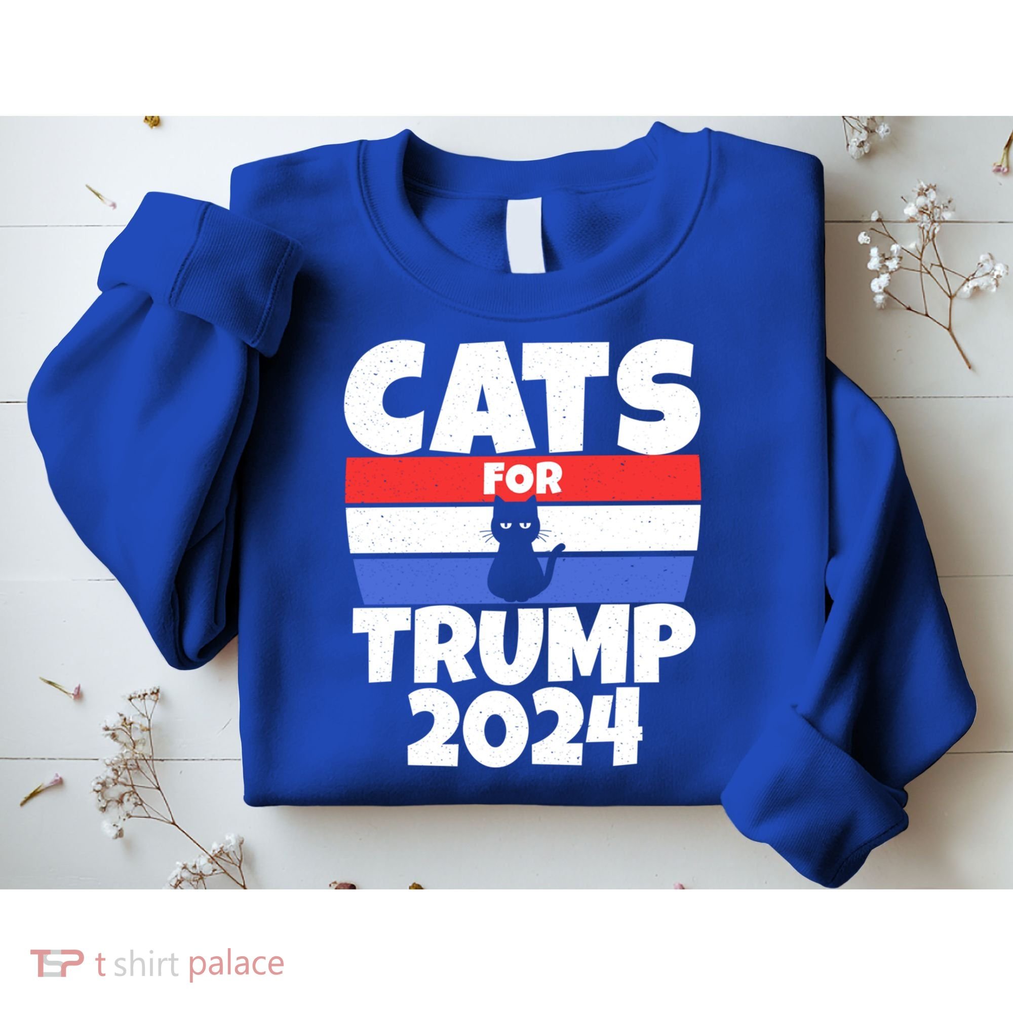 Cats For Trump 2024 Cat Owner Republican Cool Gift Sweatshirt