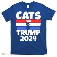 Cats For Trump 2024 Cat Owner Republican Cool Gift T-Shirt thumb 0