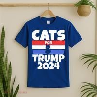 Cats For Trump 2024 Cat Owner Republican Cool Gift T-Shirt thumb 2